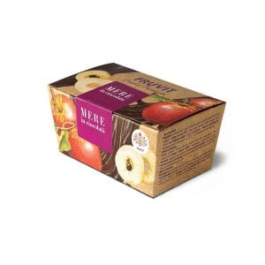 Mere în ciocolată neagră